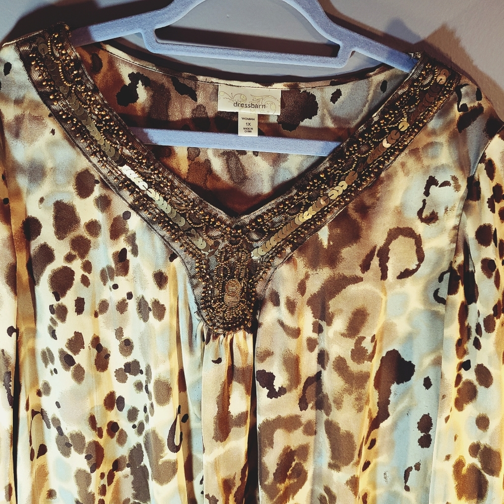 Dress barn print blouse - Picture 2 of 5